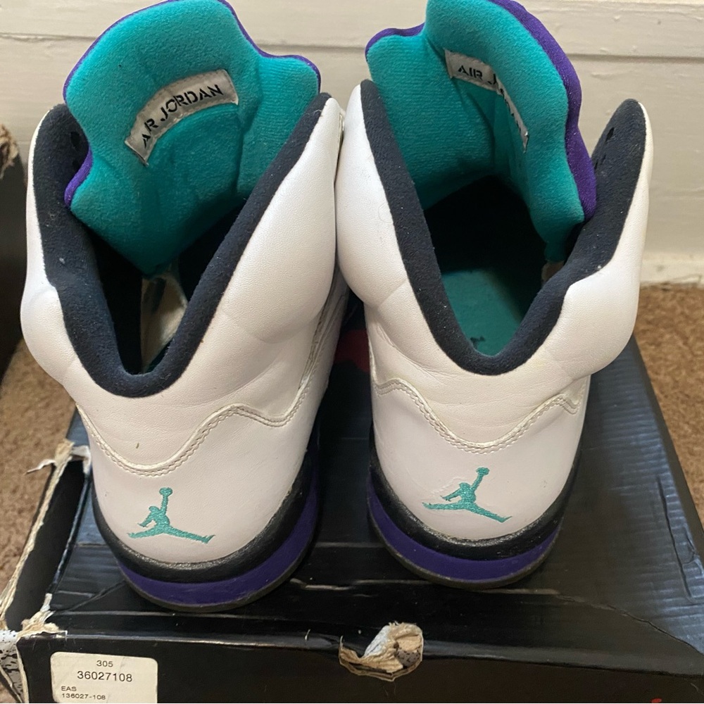 Jordan Grape 5 OG BOX no laces (2013) **USED**